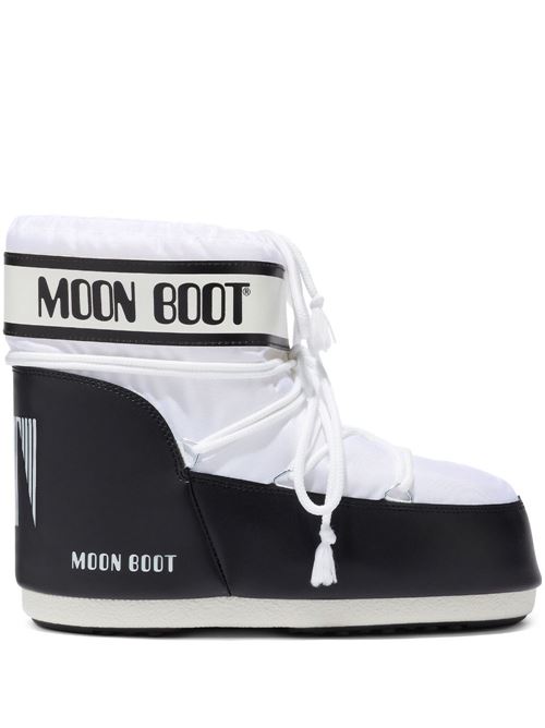 Stivale icon low nero e bianco MOON BOOT | 80D1409340A001